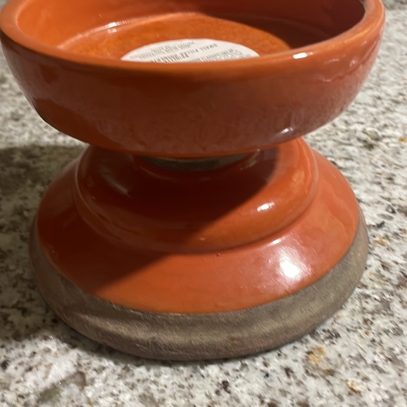 Pottery Barn Tuscan “Brigitte” Small Pillar Candle Holder - Picture 4 of 10